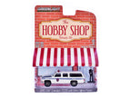 1985 GMC Suburban 2500 "New York City Transit Police Department" White with Blue Stripes and Police Officer Figure "The Hobby Shop" Series 16 1/64 Diecast Model Car by Greenlight-1