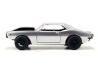 Roman's Chevrolet Camaro Z/28 Silver with Black Stripes "Fast & Furious 7" (2015) Movie 1/32 Diecast Model Car by Jada-1