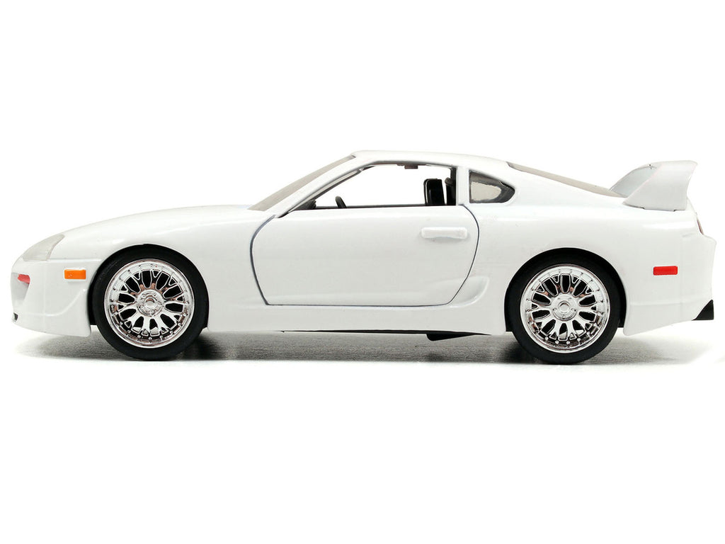 Brian's Toyota Supra White "Fast & Furious 7" (2015) Movie 1/32 Diecast Model Car by Jada-1