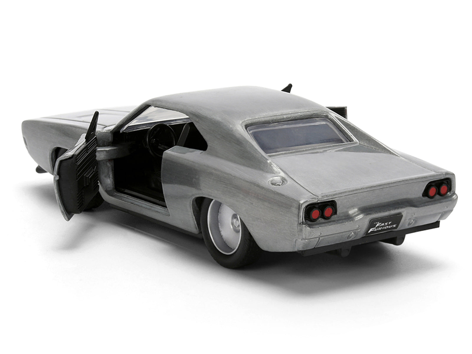 Dom's Dodge Charger R/T Raw Metal "Fast & Furious 7" (2015) Movie 1/32 Diecast Model Car by Jada