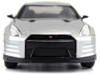 Brian's Nissan GT-R (R35) Silver Metallic "Fast & Furious" Movie 1/32 Diecast Model Car by Jada-3