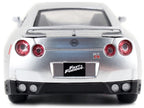 Brian's Nissan GT-R (R35) Silver Metallic "Fast & Furious" Movie 1/32 Diecast Model Car by Jada-4