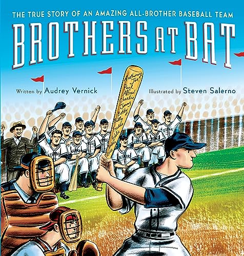 Brothers at Bat: The True Story of an Amazing All-Brother Baseball Team - Paperback