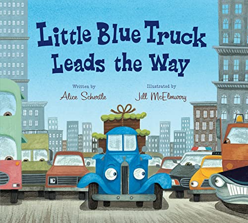 Little Blue Truck Leads the Way Padded Board Book - Board Books