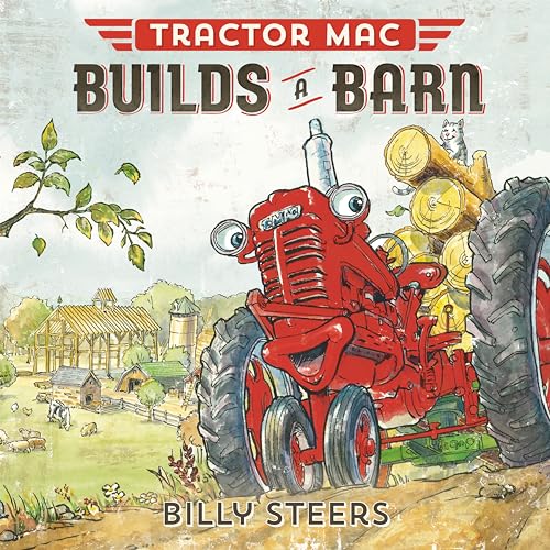 Tractor Mac Builds a Barn - Paperback