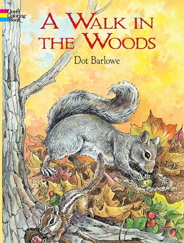 A Walk in the Woods Coloring Book - Paperback