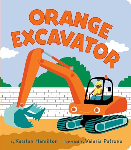 Orange Excavator - Board Books