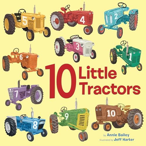 10 Little Tractors - Board Books