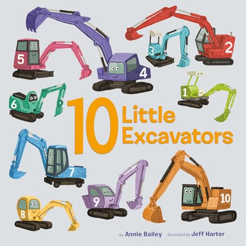 10 Little Excavators - Board Books