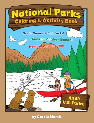 America's National Parks Coloring and Activity Book - Paperback