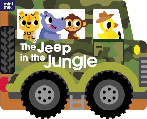 The Jeep in the Jungle: Shaped Board Book - Board Books