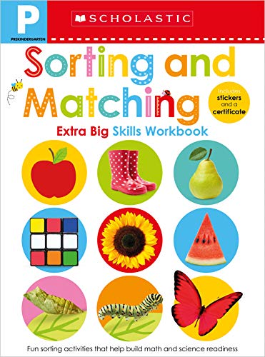 Sorting and Matching Pre-K Workbook: Scholastic Early Learners (Extra Big Skills Workbook) - Paperback