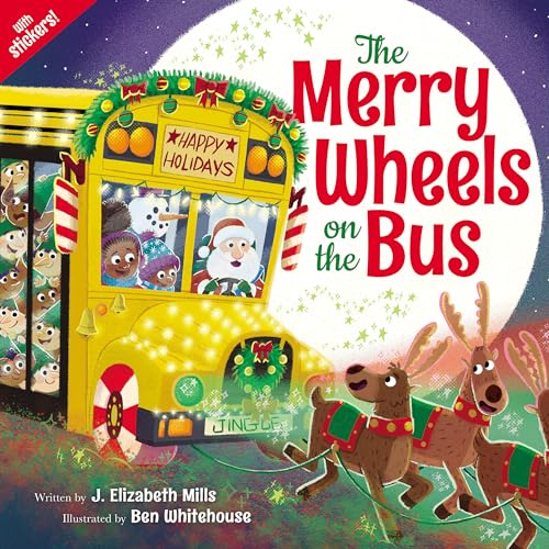 The Merry Wheels on the Bus (a Holiday Wheels on the Bus Book) - Paperback
