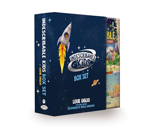 Indescribable Kids Box Set with Poster (Indescribable, How Great Is Our God, the Wonder of Creation): Includes 3 Devotionals about God and Science! - Hardcover