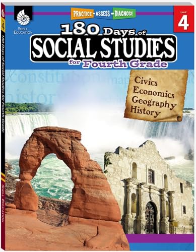 180 Days(tm) Social Studies for Fourth Grade: Practice, Assess, Diagnose - Paperback