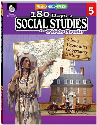 180 Days(tm) Social Studies for Fifth Grade: Practice, Assess, Diagnose - Paperback