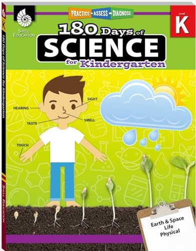 180 Days(tm) Science for Kindergarten: Practice, Assess, Diagnose - Paperback