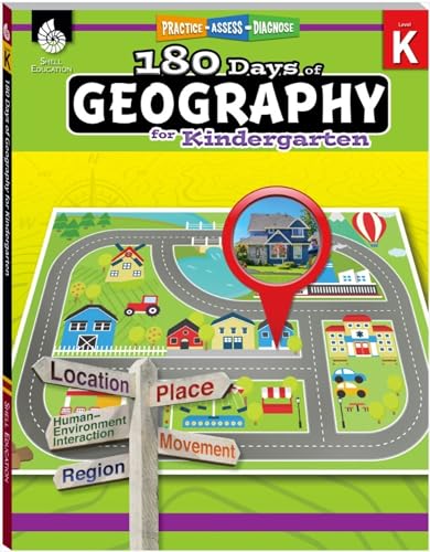 180 Days(tm) Geography for Kindergarten: Practice, Assess, Diagnose - Paperback