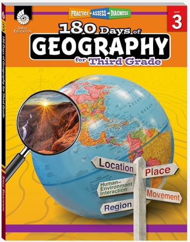 180 Days(tm) Geography for Third Grade: Practice, Assess, Diagnose - Paperback