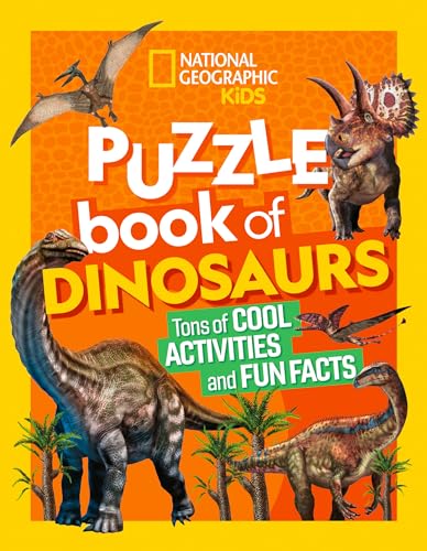 National Geographic Kids Puzzle Book of Dinosaurs - Paperback