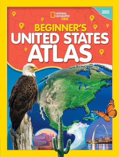 National Geographic Kids Beginner's U.S. Atlas 4th Edition - Hardcover