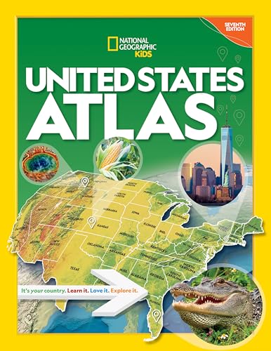 National Geographic Kids United States Atlas, 7th Edition - Paperback