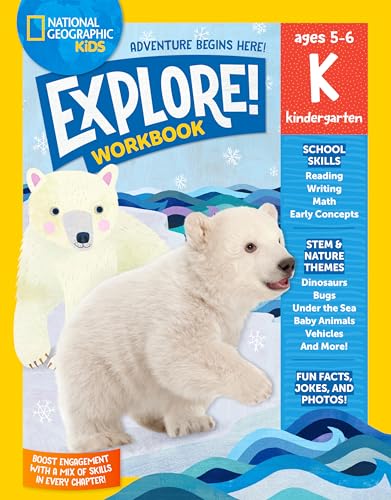 National Geographic Kids Explore! Workbook Kindergarten - Paperback
