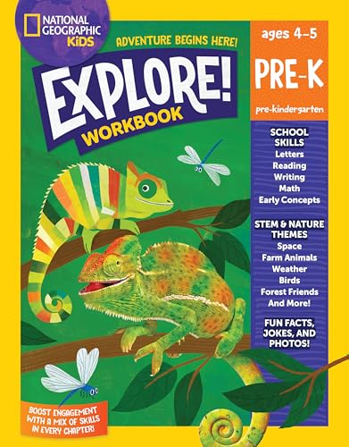 National Geographic Kids Explore! Workbook Pre-K - Paperback