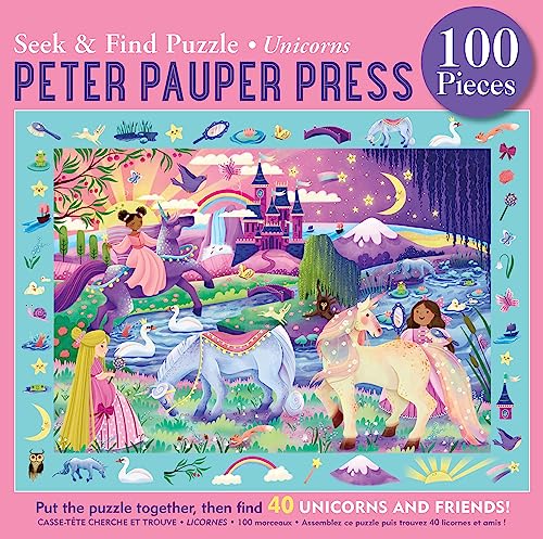 Unicorns Seek & Find 100-Piece Jigsaw Puzzle - Other
