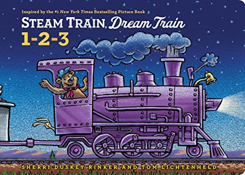 Steam Train, Dream Train 1-2-3 - Board Books