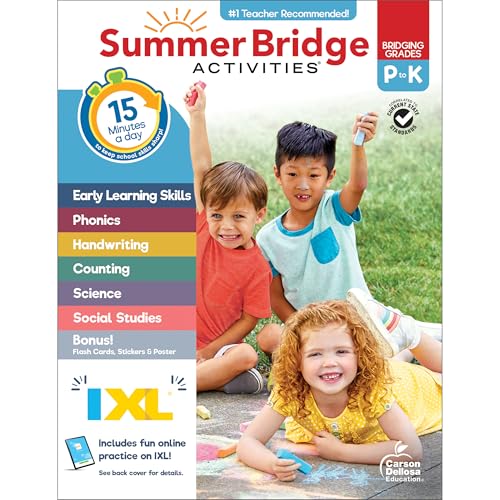 Summer Bridge Activities, Grades Pk - K - Novelty