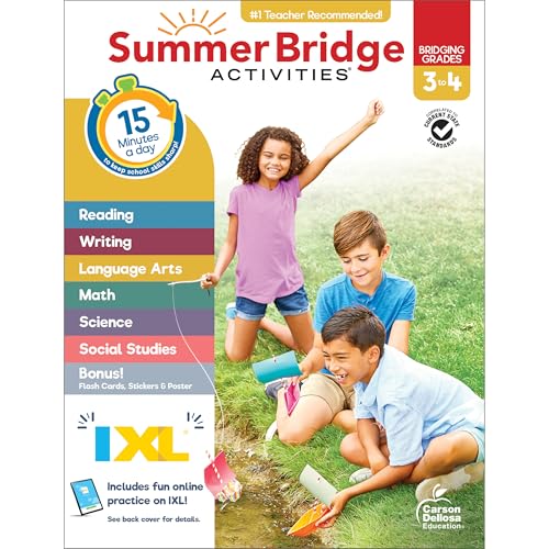 Summer Bridge Activities, Grades 3 - 4 - Novelty