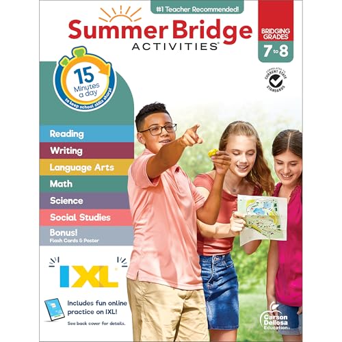 Summer Bridge Activities, Grades 7 - 8 - Novelty