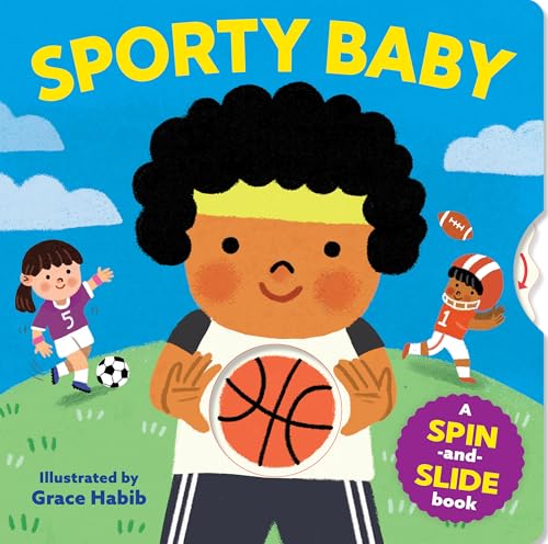 Sporty Baby: A Spin-And-Slide Book - Board Books