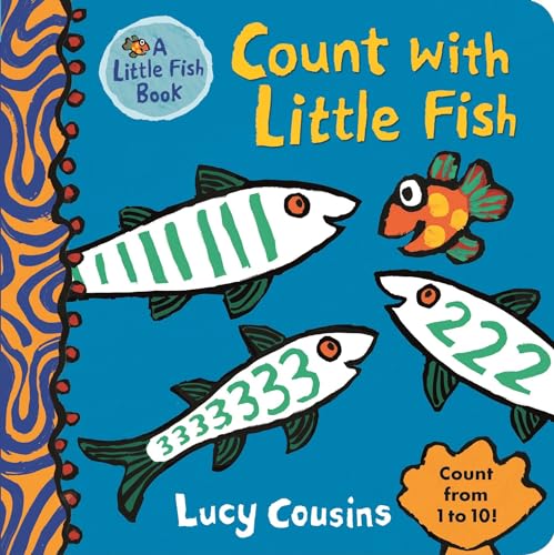 Count with Little Fish: (A Rhyming Counting Board Book for Babies and Toddlers to Learn Numbers Featuring Ocean Animals and Playful Fun) - Board Books
