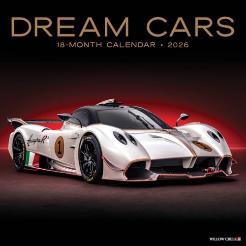 Dream Cars 2026 Wall Calendar - Wall