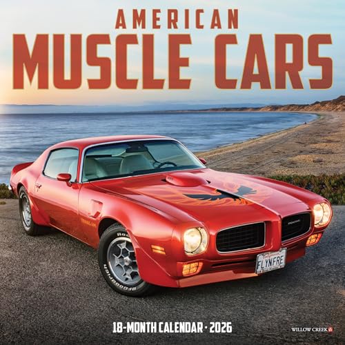 American Muscle Cars 2026 Mini Wall Calendar - Mini