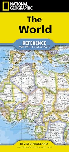 National Geographic World Map (Folded with Flags and Facts) - Other