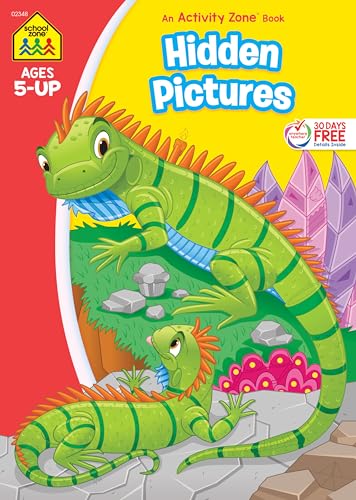 School Zone Hidden Pictures Workbook - Paperback
