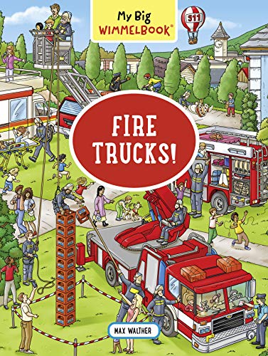 My Big Wimmelbook(r) - Fire Trucks!: A Look-And-Find Book (Kids Tell the Story) - Board Books