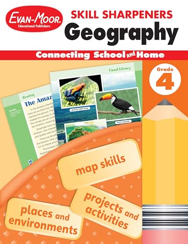 Skill Sharpeners: Geography, Grade 4 - Paperback