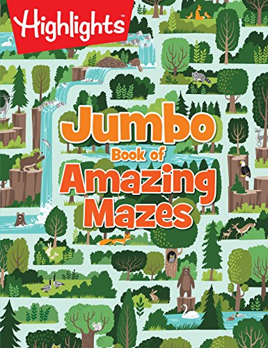 Jumbo Book of Amazing Mazes: Maze Puzzle Book for Kids Packed with Over 175 Puzzles, Code-Word Mazes, Quiz Mazes and Logic Games for Kids 6 and Up - Paperback