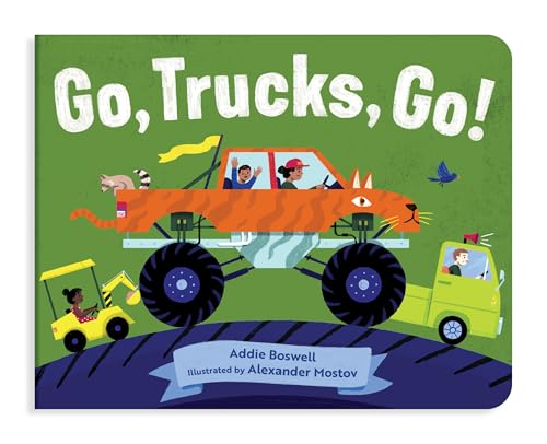 Go, Trucks, Go!: A Truck Book for Toddlers 1-3 - Board Books