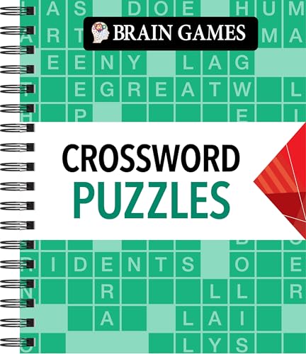 Brain Games - Crossword Puzzles (Arrow - Green): Volume 2 - Spiral