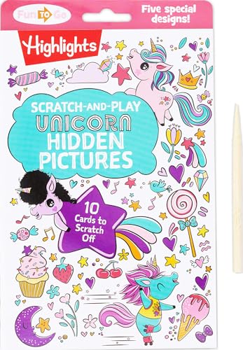Scratch-And-Play Unicorn Hidden Pictures - Paperback
