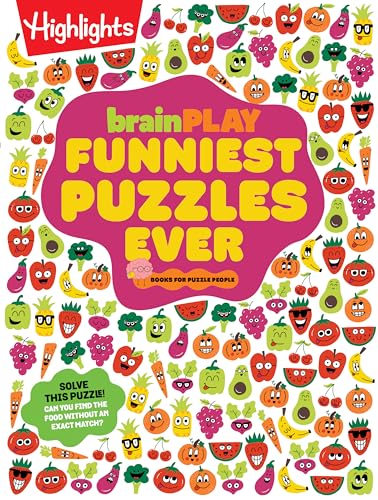 Brainplay Funniest Puzzles Ever: Over 200 Super Silly Brain Games, Wacky Activities and Hilarious Puzzles, Funny Gift for Kids Ages 7 and Up - Paperback