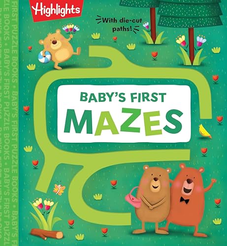 Baby's First Mazes: Puzzle Activity Book for Babies, Build Essential Fine-Motor Skills for Babies & Toddlers with Maze Activities, Perfect Baby Gift - Board Books