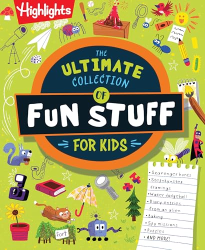 The Ultimate Collection of Fun Stuff for Kids: 4-Book Activity Bundle with Over 600 Crafts, Writing Prompts, Scavenger Hunts and More, Creative Things - Paperback