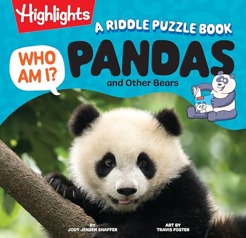 Who Am I? Pandas and Other Bears: Bear Riddle and Picture Book for Kids with Fun Animal Facts, Visual Puzzles and Guessing Games Made for Young Reader - Hardcover
