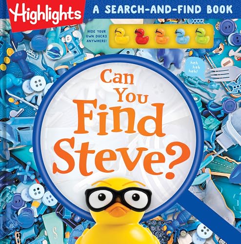 Can You Find Steve?: A Hide-And-Seek Puzzle Adventure with Find It Games and Challenges, Scavenger Hunt Duck Book for Kids Ages 6-9 - Hardcover